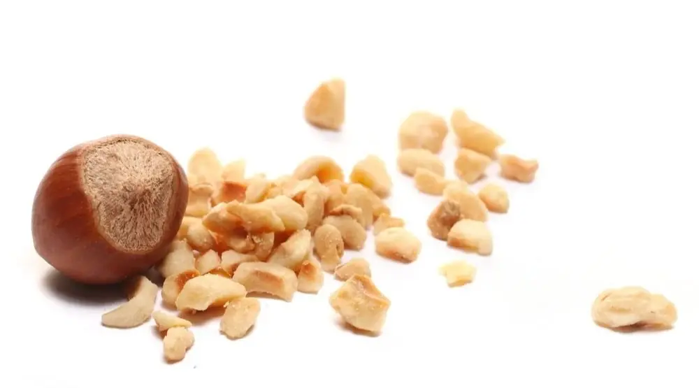 Измельчённые фундук