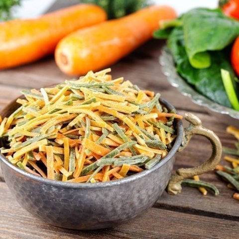 Лапша со смешанными овощами