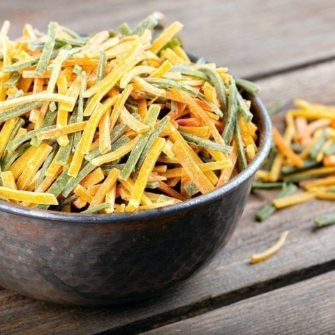 Лапша со смешанными овощами