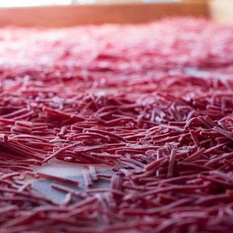 Tăiței de sfeclă roșie