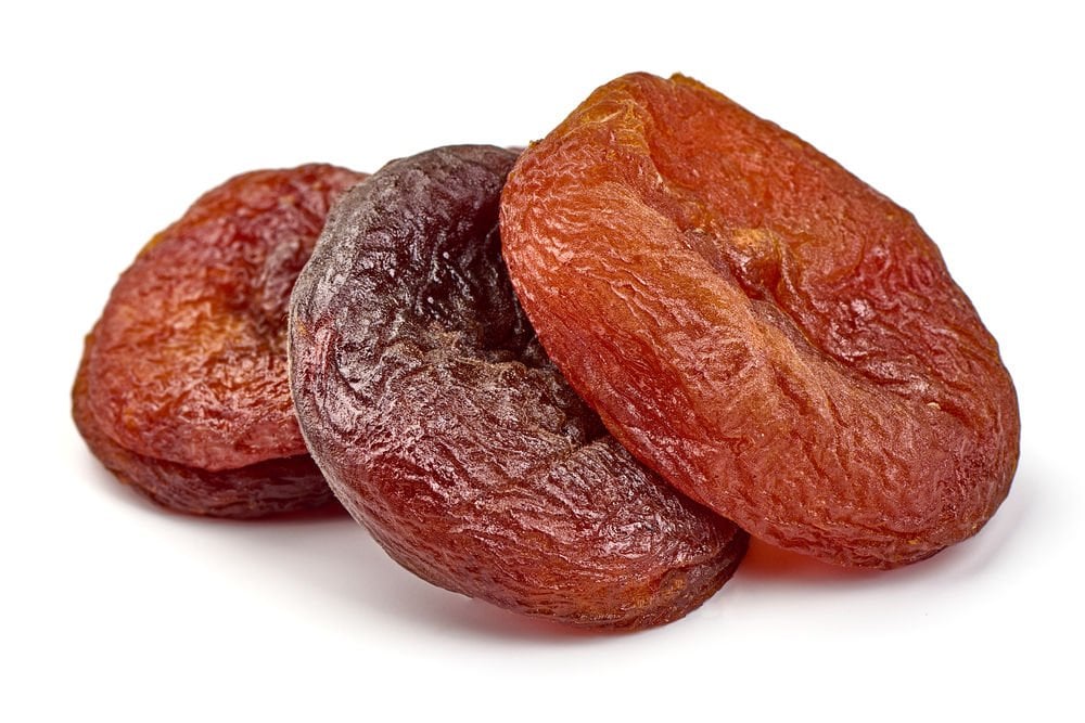 المشمش المجفف بالشمس